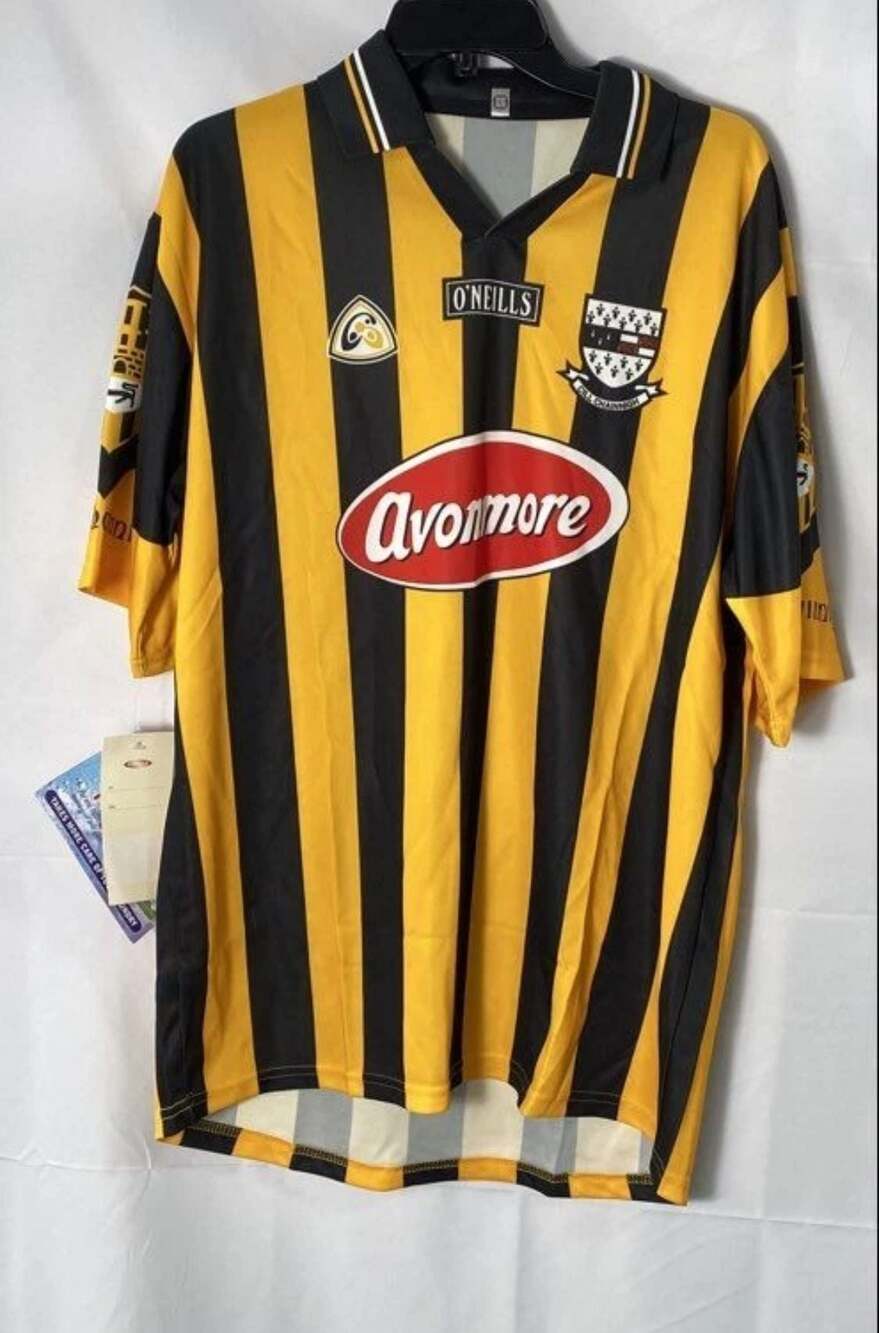 O'Neills Kilkenny GAA Jersey 2003 Black/Amber Size Large
